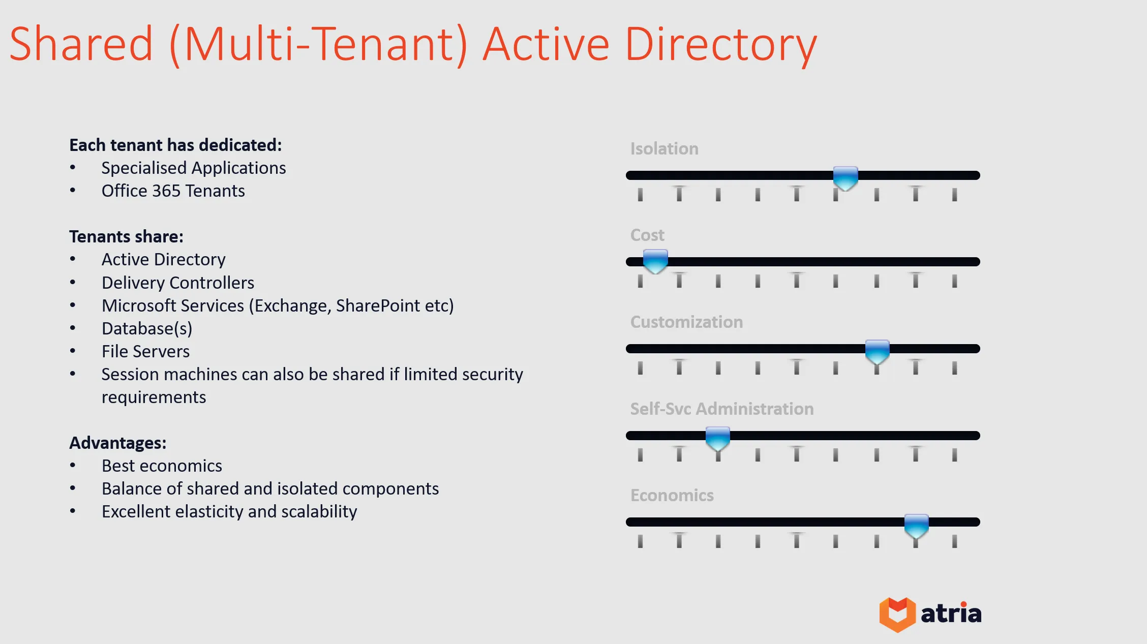 Multi-Tenant AD Levers